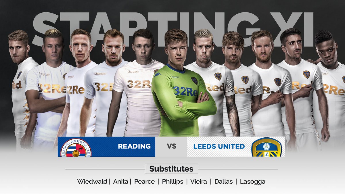 LUFC's tweet image. 📋 | Your #LUFC Starting XI presented by @Ladbrokes:-

Peacock-Farrell, De Bock, Pennington, Jansson, Berardi (c), O&apos;Kane, Forshaw, Alioski, Hernandez, Saiz, Ekuban