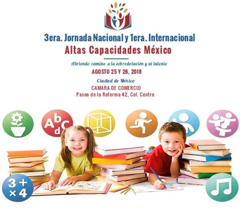 yeimmiortiz's tweet photo. 3a Jornada Nacional y 1a Internacional de Altas Capacidades México. Aparta el 25 y 26 de agosto. #AptitudesSobresalientes #Sobredotación https://t.co/9UptwwrEjz