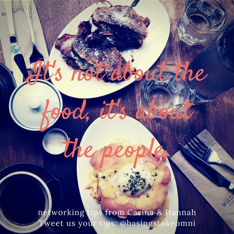 #networking tips: you're not networking for the food, you're attending for the network!