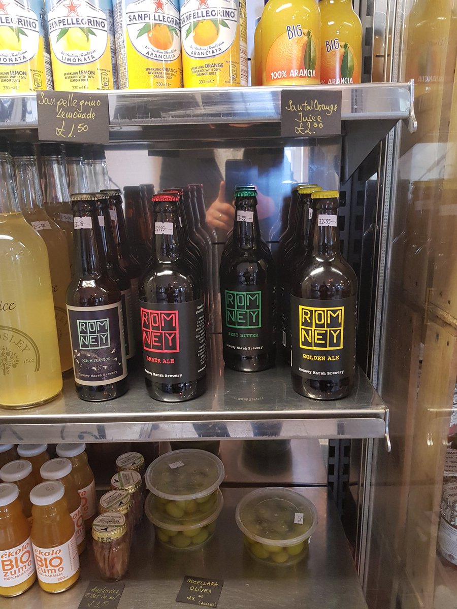 SteveSketchesIt's tweet photo. Wohooooo Now stocked at @FleurDeLisbyM Deli is @RomneyBeer plus gift packs, great food, coffee, company and now the best beer around .. happy days #romneybeer #ales #brenzett #deli https://t.co/hJyWSLarmQ