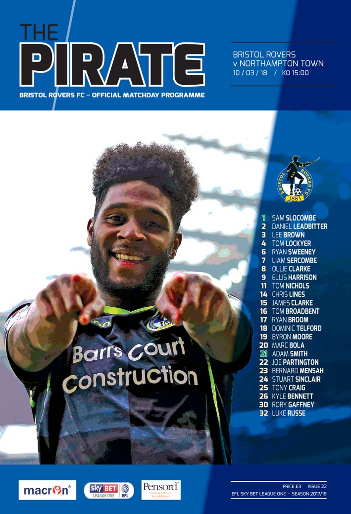Official_BRFC's tweet photo. ⚠️ GIVE AWAY: We have a special copy of today's programme, signed by cover star @EWHarrison179!

Simply RT to enter and the winner will be chosen at random! https://t.co/mBnX0ZCu5v