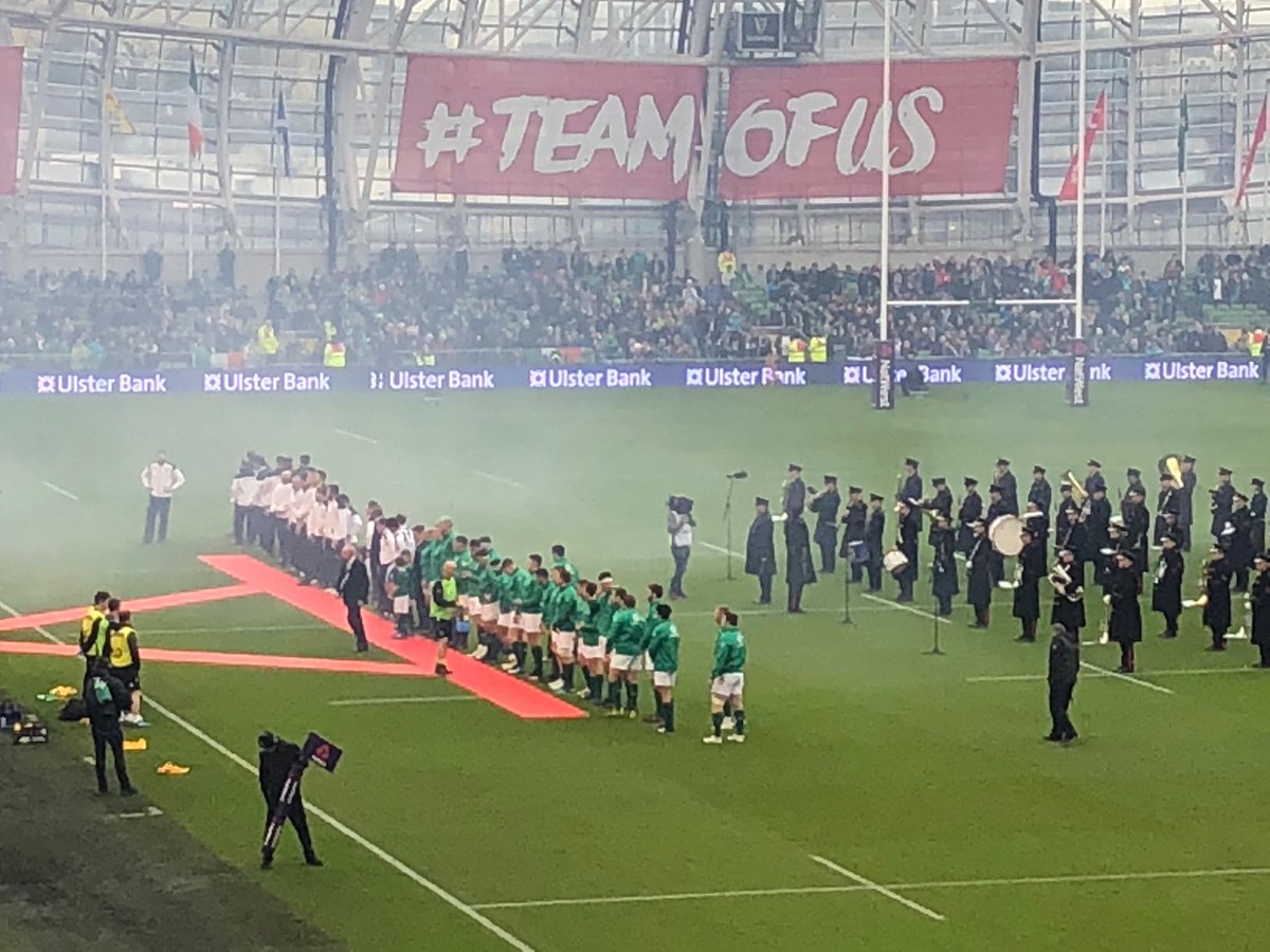 And we are off <a href="/IrishRugby/">Irish Rugby</a> <a href="/VodafoneIreland/">Vodafone Ireland</a> #teamofus come on Irleand👏👍
