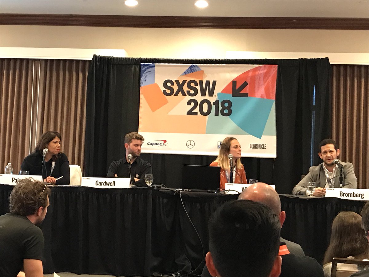 djhilo's tweet photo. Leaders explain building a seamless conversation and letting customers experiment drives successful and authentic marketing #Westworld #LouisVuitton #SXSW2018 https://t.co/p86rpgYTvl
