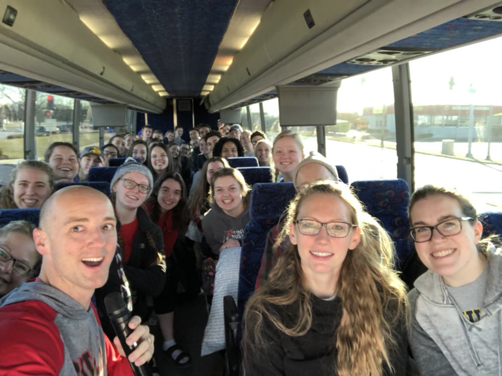 PrRyanPeterson's tweet photo. And off we go! Please keep us in prayer as we travel south today. One university, two campuses, one mission. #CUserveNOLA #CUAA #CUWisconsin https://t.co/7gvGI6lzO1
