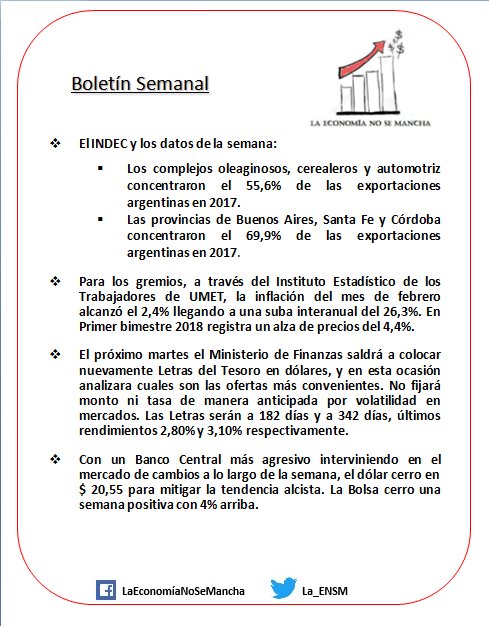 La_ENSM's tweet photo. Un nuevo #Ecotin. Buen finde! https://t.co/T6VBvjfAnx