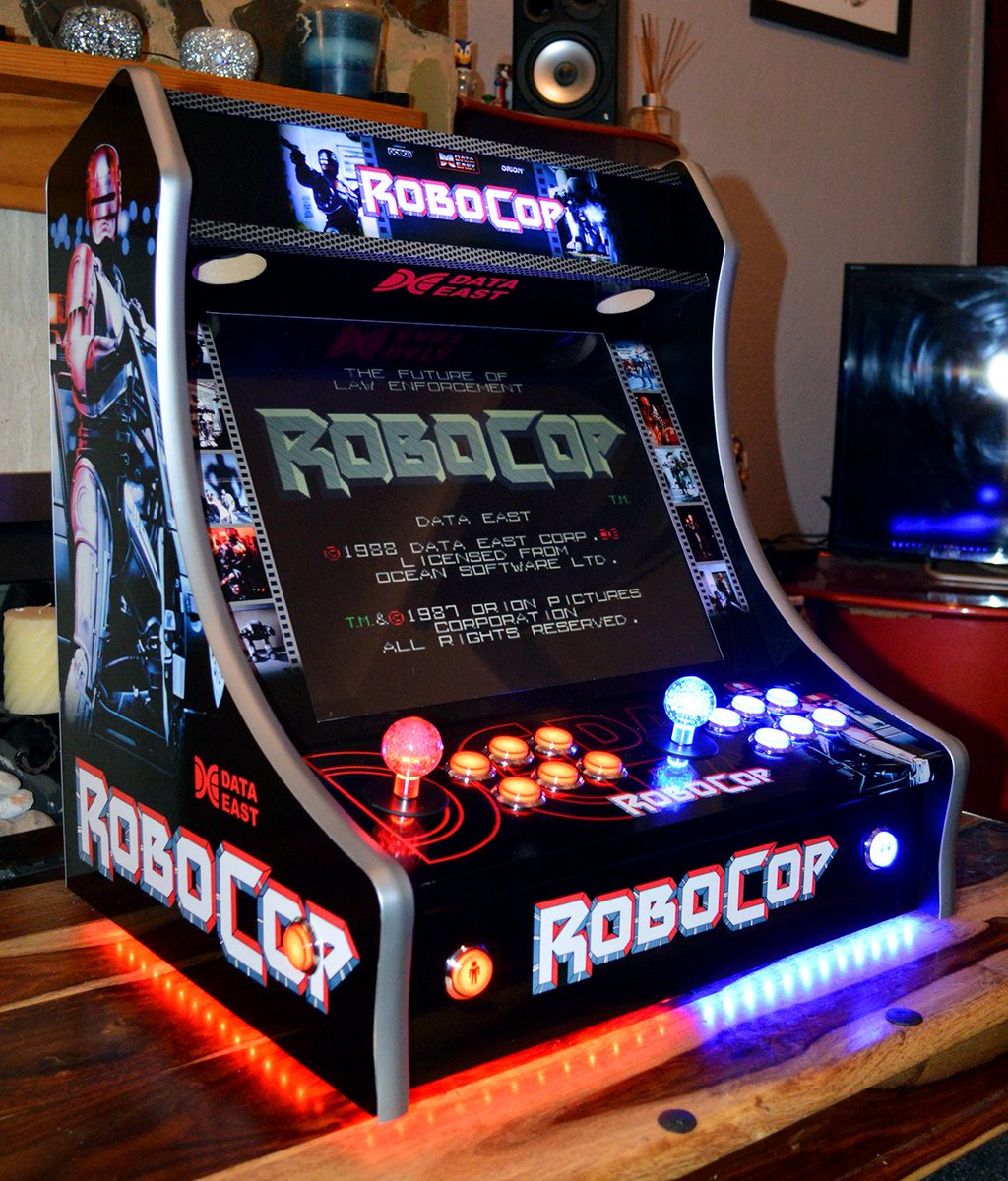 Mini Arcade Machines V Twitter Robocop Arcade Machine With 800