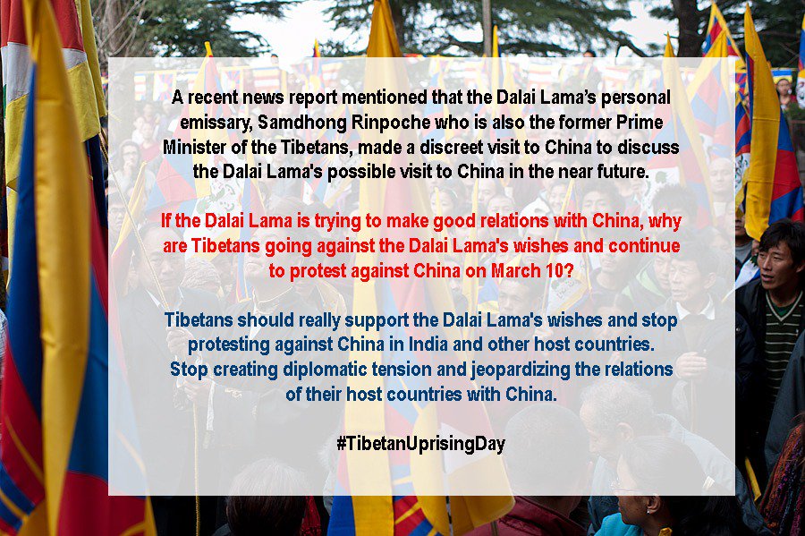 Jaycegoh's tweet photo. "Why celebrate #March10 against China when your own #Tibetans are now spying for China? #TibetanUprisingDay
https://t.co/2cnkQSPI5m"@tibettelegraph@TYCJigme@dolmadeutsch@JigmeUgen@TibetanReview https://t.co/LpvMR3mBBu