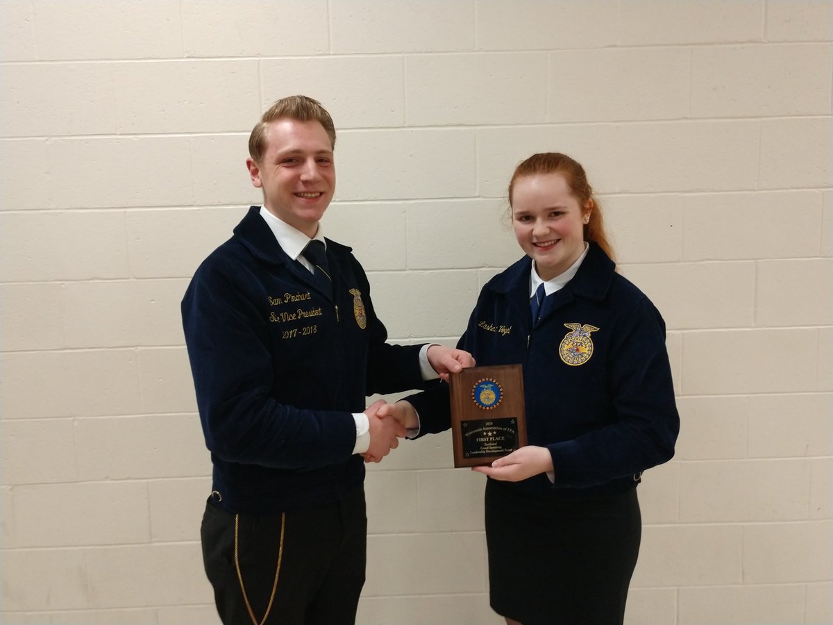 denmarkffa's tweet photo. Denmark FFA members shined at sectional speaking contest this past thrusday! #herewecomestate #wisconsinffa #denmarkpride #creedspeakng #employabilityskills #parliamentaryprocedure https://t.co/oPcb2XQQJk