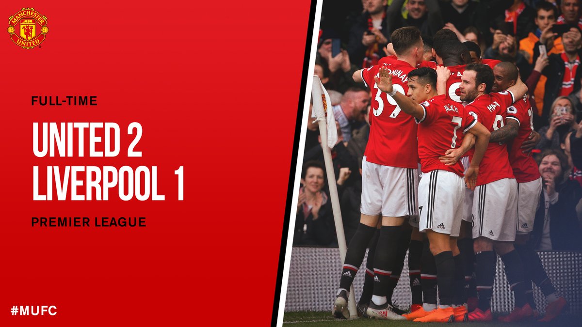 ManUtd_AR's tweet photo. نهاية اللقاء.

#يونايتد 2 ليفربول 1. https://t.co/QutvCeGvnr