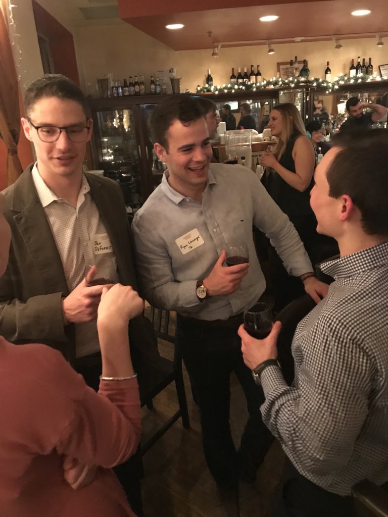 LafAlumChicago's tweet photo. Another great Wine 3/9 last night. We had by far our best turn out yet! It was great to see everyone, especially our first time guests. Thanks to @cafeciao for hosting! #BringtheBest #wine39 https://t.co/gJ1YngNlKV