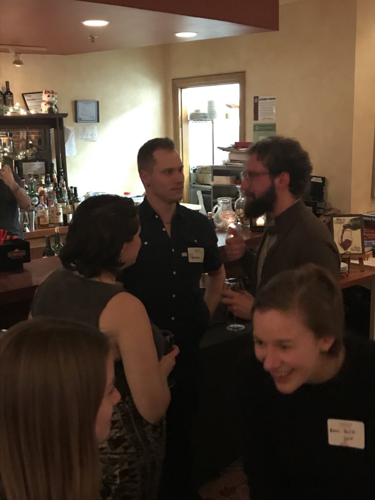 LafAlumChicago's tweet photo. Another great Wine 3/9 last night. We had by far our best turn out yet! It was great to see everyone, especially our first time guests. Thanks to @cafeciao for hosting! #BringtheBest #wine39 https://t.co/gJ1YngNlKV