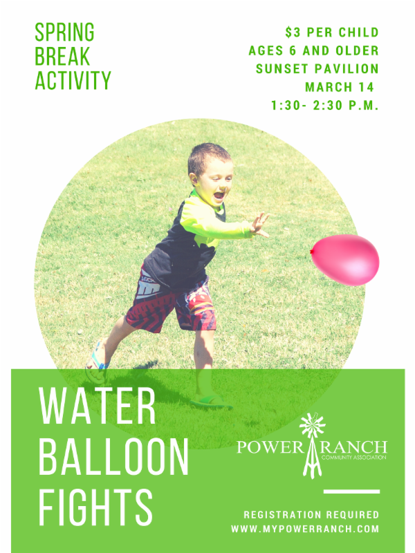 PowerRanch's tweet photo. Water Balloon Fights Spring Break Activity https://t.co/hExwyPZGkN https://t.co/90VwaIojXz
