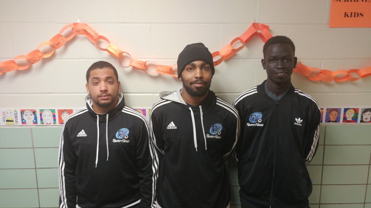 RiverFlowSoccer's tweet photo. Congrats to Eduardo, Jamal and Yaak on becoming certified soccer referees. #BuildingLeaders https://t.co/0ZW5y83Dqx