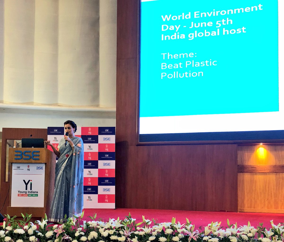 deespeak's tweet photo. Thank you #YoungIndians for your energy and participation! You are active agents of change to #BeatPollution! #CleanAir #CleanSeas #WildForLife #BeatPlasticPollution #101Corridors @YiTweets #WeCanWeWill #TakePride2018 https://t.co/MnzJCKwKqo