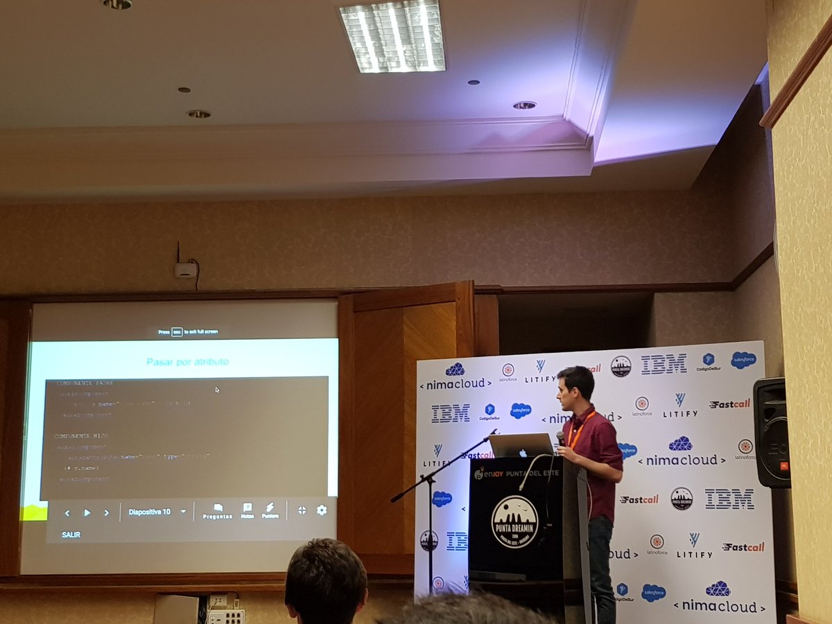 johnbess's tweet photo. Muy buena la charla de @CarlosIribar #PD18 https://t.co/F5DbW5i0YN