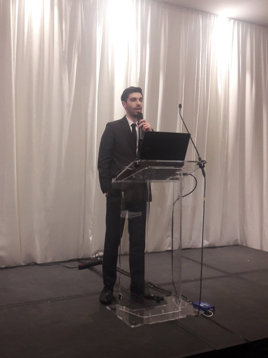 Inspiring words from <a href="/AlfioCatone/">Alfonso Catone</a>, VP <a href="/JADEnetwork/">Jade Network</a> on the #JSC18 : Junior Entrepreneurs generate #impact