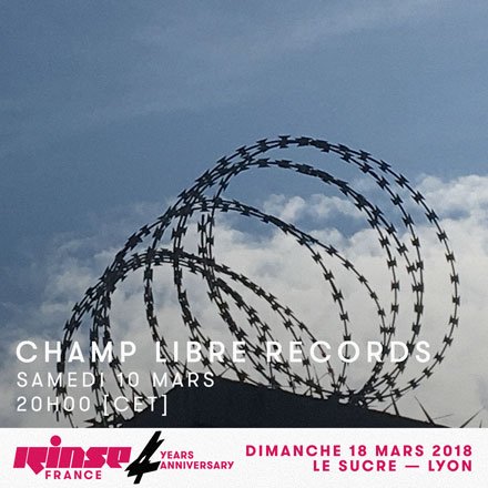 RinseFrance's tweet photo. On est toujours avec #Champlibrerecords !
C'est #SpunOff qui prend le relai pour la 2nd heure !
Restez bien #verrouillé 🔒 >>> https://t.co/GnEXqQnzYT https://t.co/sfGJBPSIzT