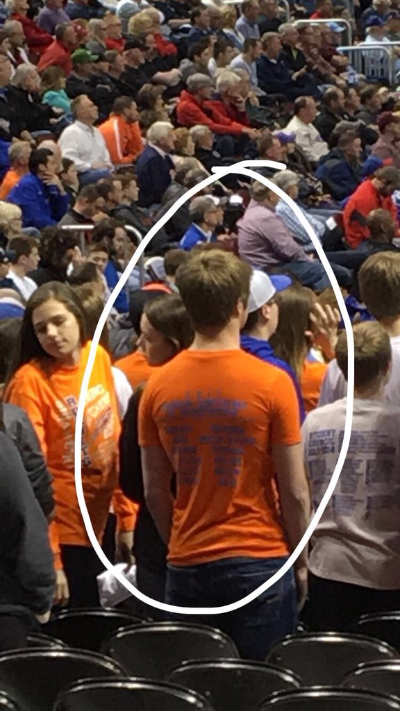 johncshriver's tweet photo. This kid isn’t from Okawville btw #PlayingInPeoria https://t.co/UgQ9hgMhmY