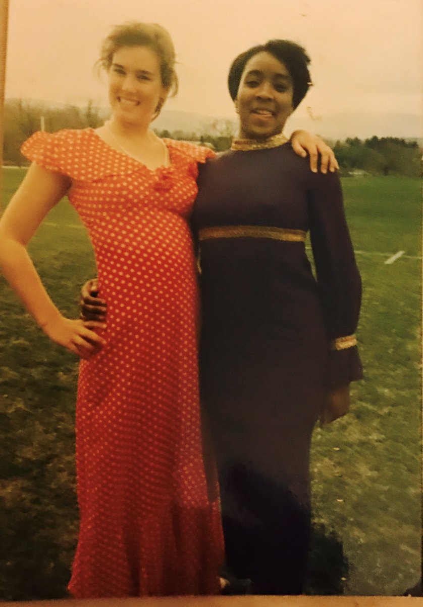 hipstorian's tweet photo. In January 1989 this awesome Mama saved my life. No joke. This is us on the #WWRFC rugby pitch about 30 years ago... Can you throw down 5$ to help make her band's new record? https://t.co/HU1bmgNedd #FeaturingGinaColeman #TheBlues #BluesHeals @MistyBluesBand #WilliamsCollege https://t.co/E2CZVoRrJg