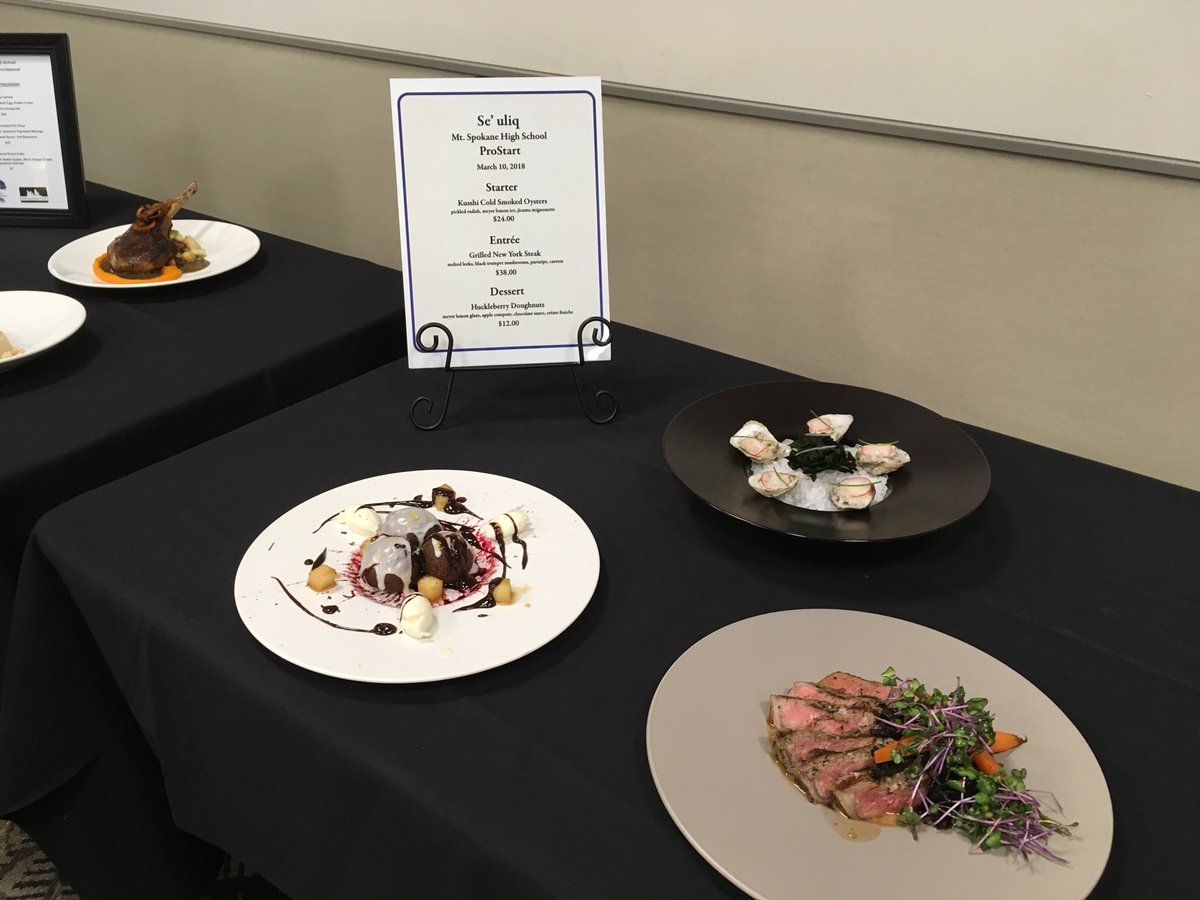 VoiceofKristi's tweet photo. High School Chefs!? YES! State competition @Sysco #ProStartInvitational @RedLionHotels Real Live Culinary Competition HERE in #Spokane β€οΈ https://t.co/KCBPlo60aT