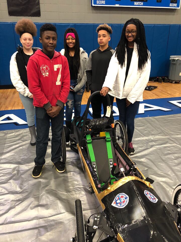 Ready to Race!  So proud of our Greenpower Team!