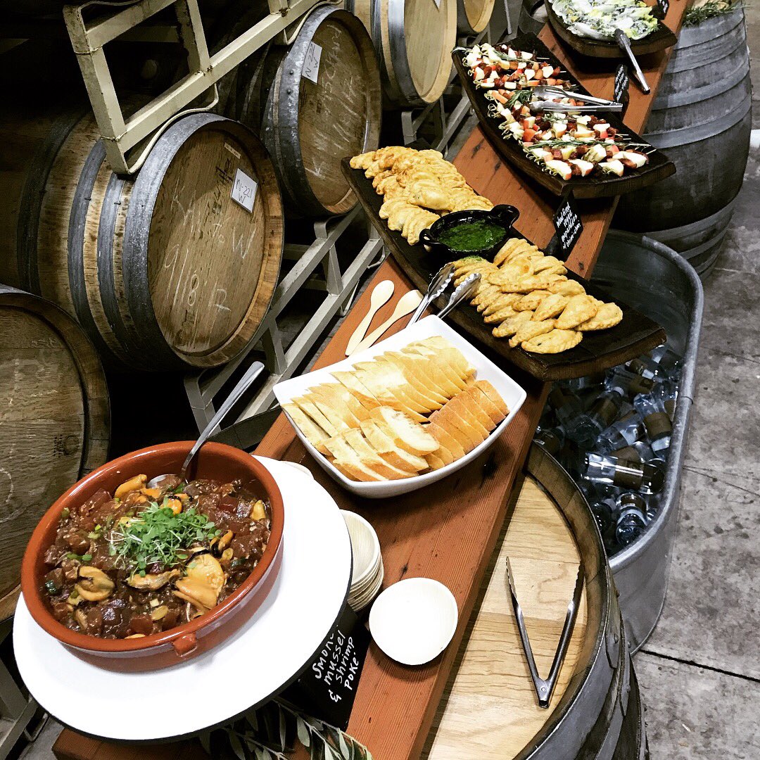 purplehandswine's tweet photo. Happening NOW ‘til 4:30 pm today: Purple Hands 2106 Vintage Release Party. Don’t miss the debut of all seven of our 2016 Pinot Noirs. Details: https://t.co/CsikUnVy8C https://t.co/689Sm9RVyy