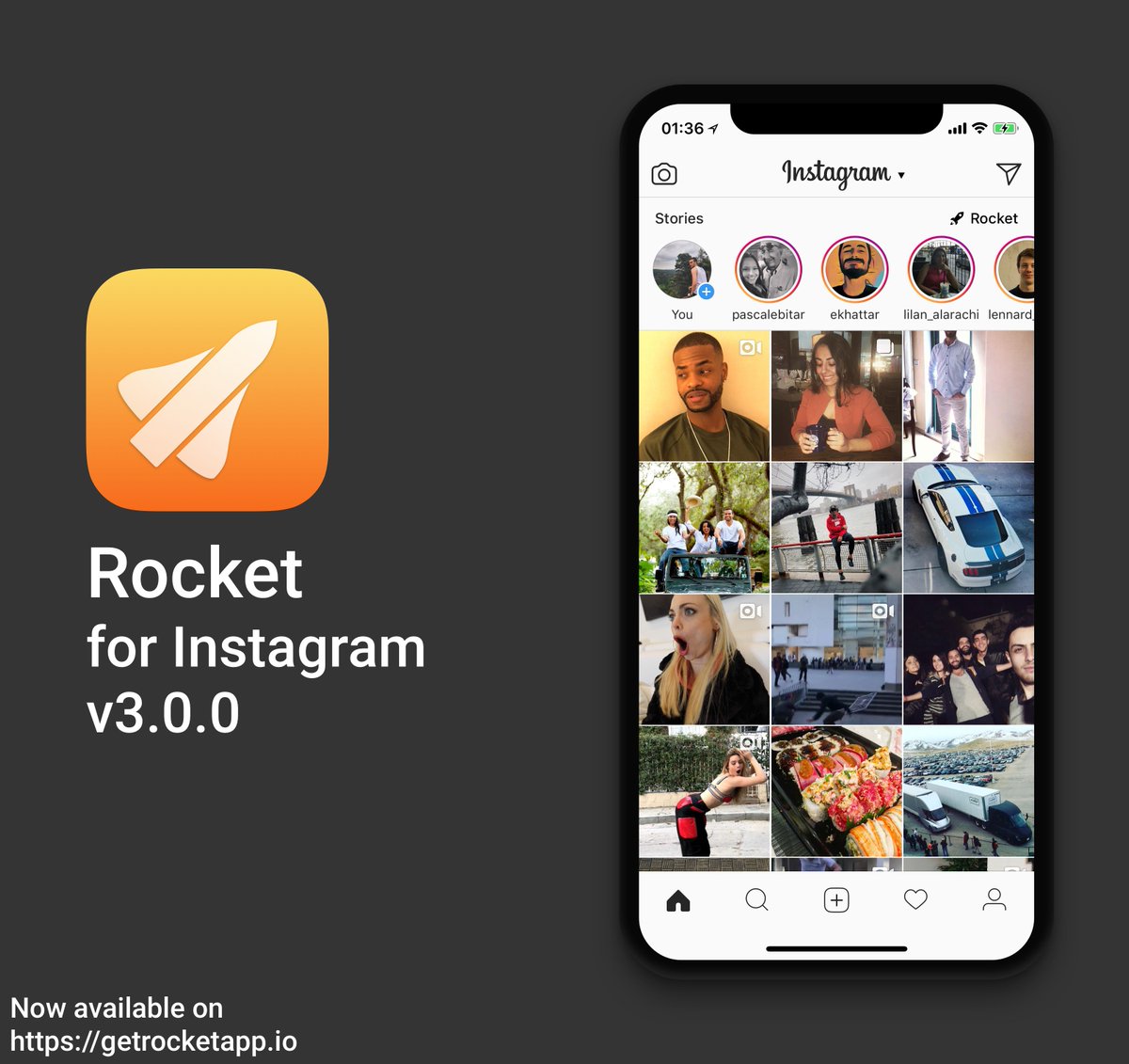 rocket instagram downlaod