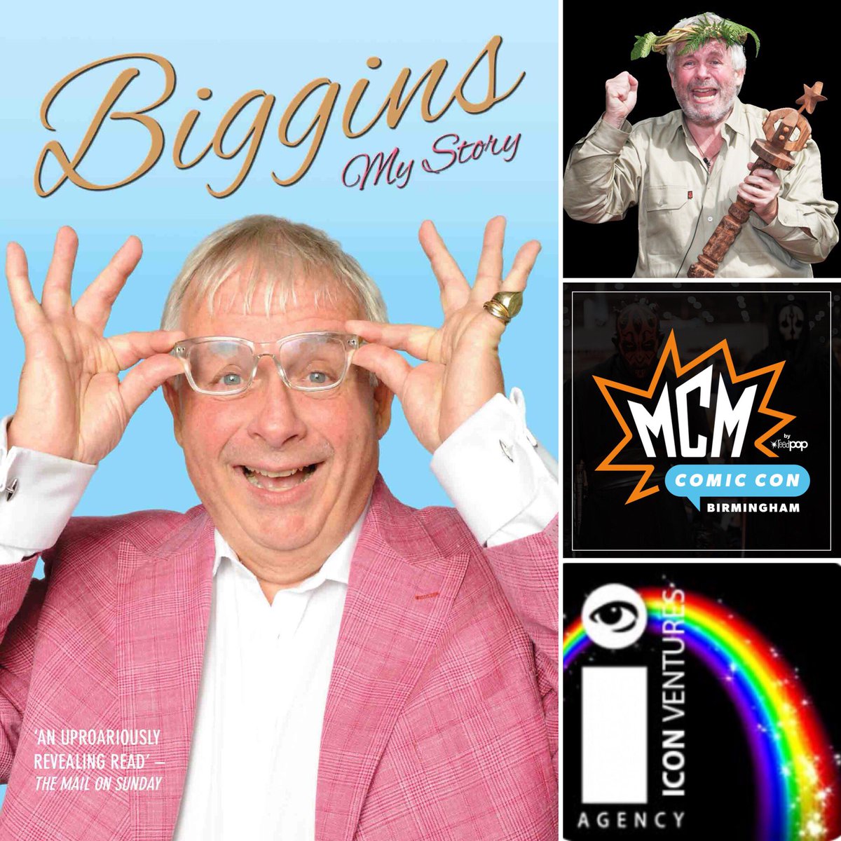 schulereventsuk's tweet photo. L👀king forward to having #christopherbiggins @onebiggins as our guest again at @MCMComicCon Birmingham next Sat 17th March #schulereventsuk https://t.co/QggfHuh5ko
