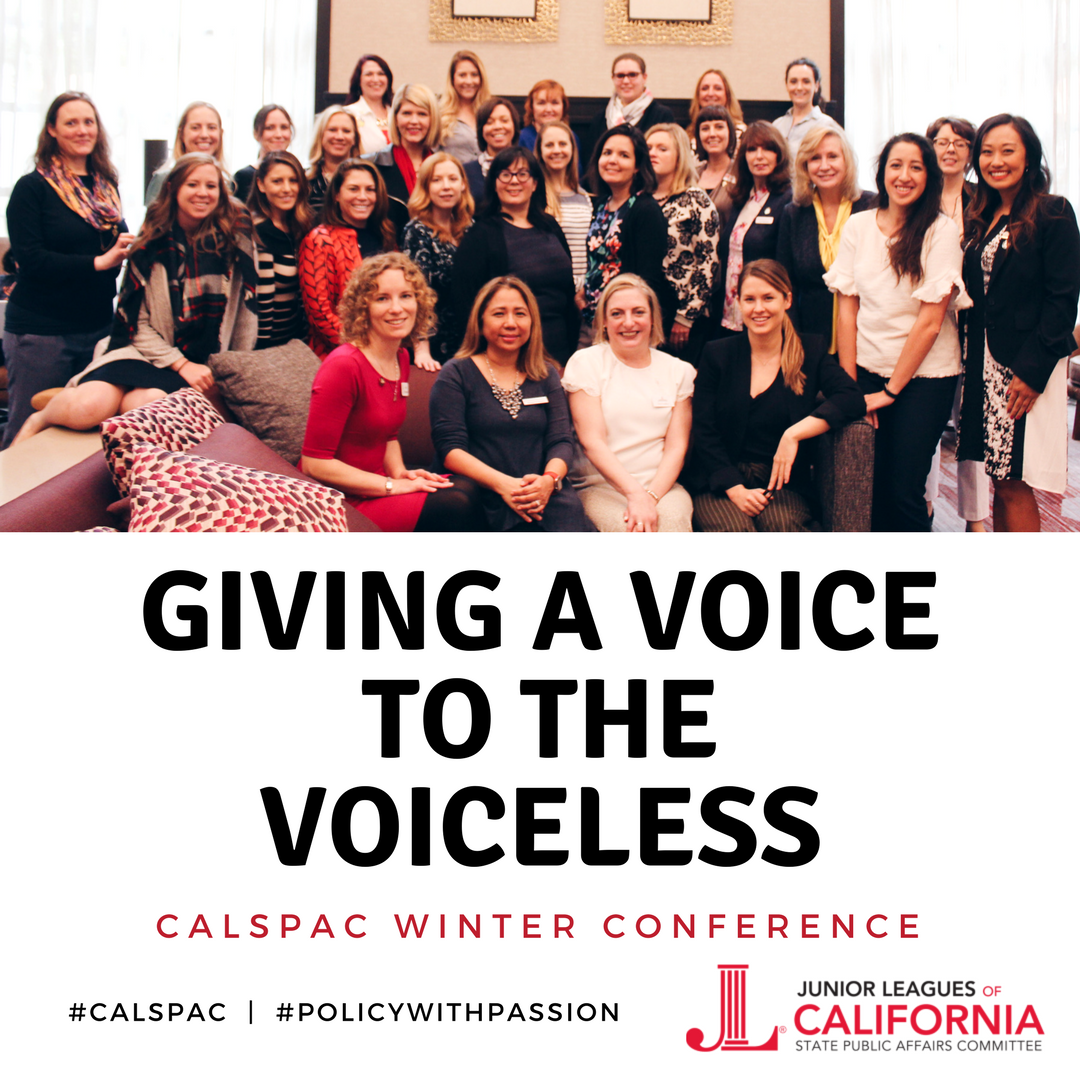 calspac's tweet photo. These amazing @junior_league women are #givingavoicetothevoiceless #calspac #policywithpassion https://t.co/6YIxKfCjXm