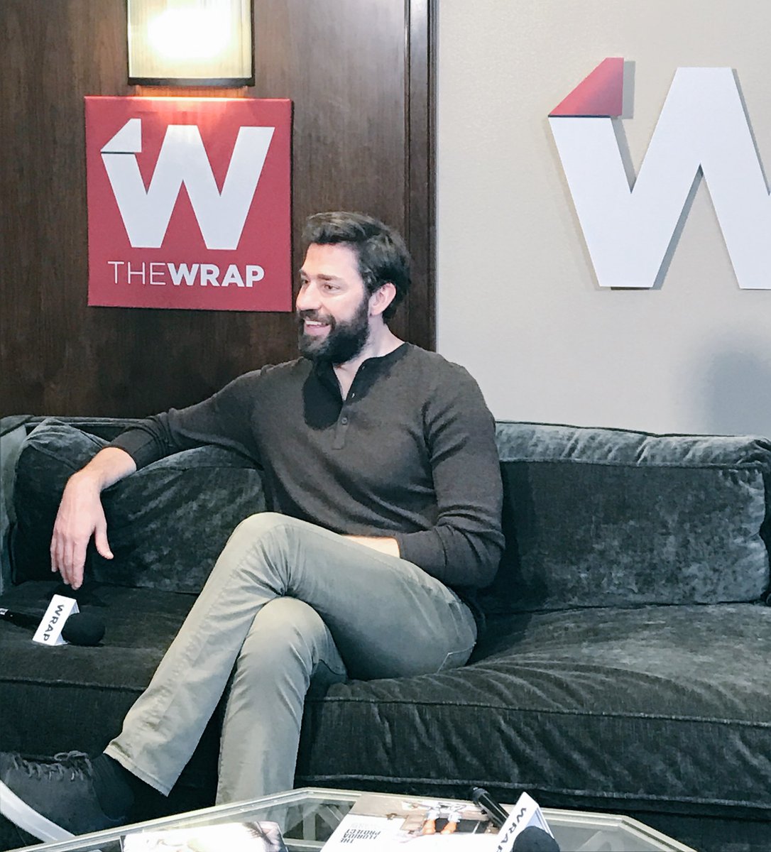 TheWrap's tweet photo. .@quietplacemovie director and star @johnkrasinski on directing a serious film: "Comedy, drama are the same thing...just want people to fall in love with the characters." #SXSW #aquietplace #WrapSXSW https://t.co/Me9pJ0jLWL