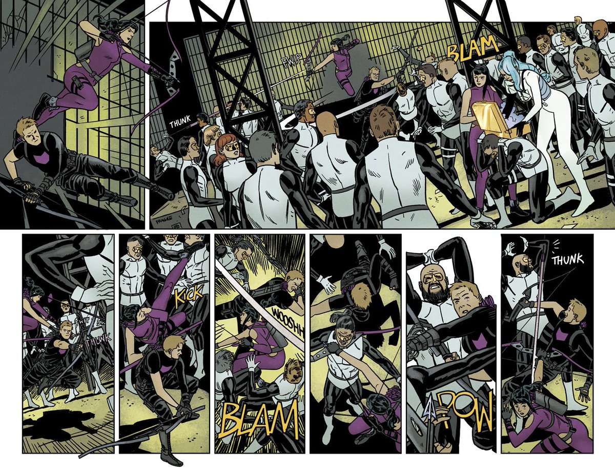 Leo__Romero's tweet image. Here are some pages me and @whoajordie did for #Hawkeye 15. Written by @79SemiFinalist 

#sequentialsaturday