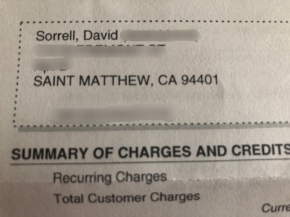 dhsorrell's tweet photo. Is it racist that Comcast translated the name of my town to English? Weird, right? https://t.co/Ds8cs9c3mh