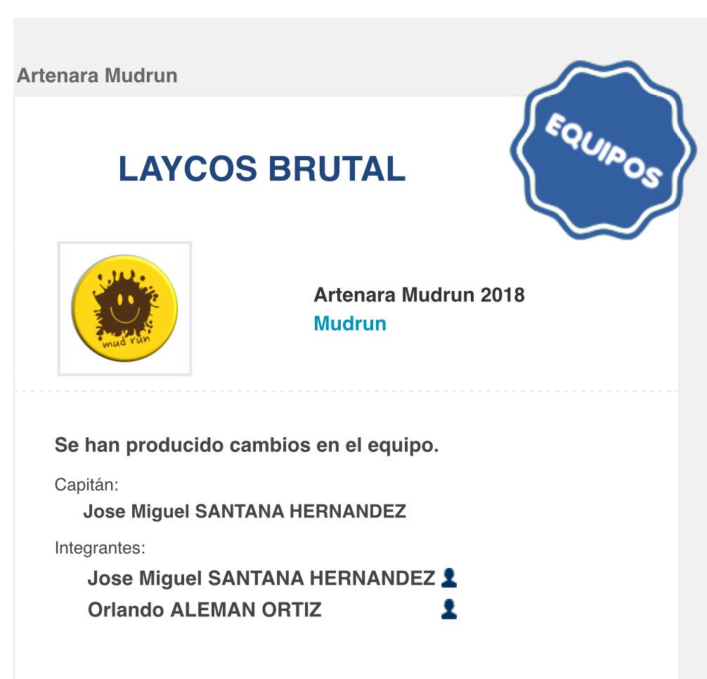 miguelsh's tweet photo. Ya no hay vuelta atrás 😜@Laycos_ES se convertirá en “Laycos Brutal” el próximo 31 de marzo en la II Artenara Mud Run junto a @orlandoaleman y @mgvictor7 💪🏼🏃🏼‍♂️@JoseKarlosCD , te echaremos de menos 👍🏼🤘🏼🖖🏼 https://t.co/F6WWgxbeS9