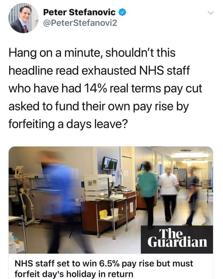 mavislil12's tweet photo. Another rip off by this corrupt government. I wonder how much of a pay rise they'll give themselves. What do you say @sarahwollaston ? https://t.co/6f3qjPzdVu