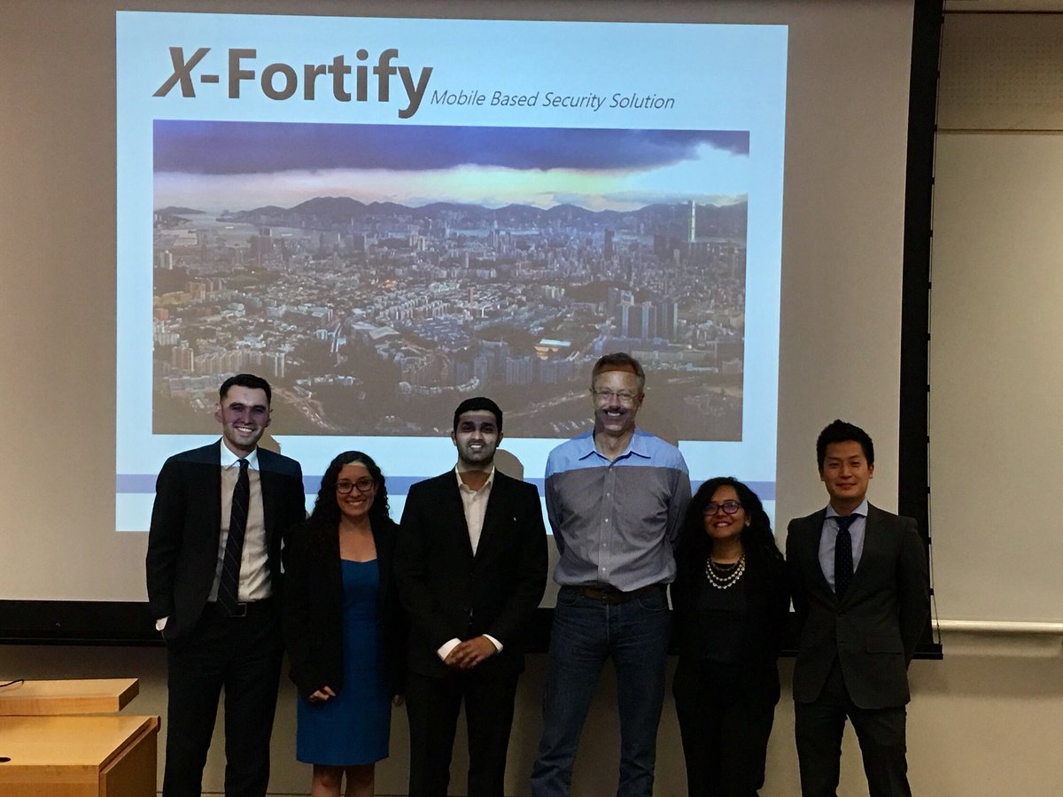 VanessaGVasquez's tweet photo. My BCO team #XFortify presented yesterday! Three months left until graduation ๐ฉโ๐ #whyanderson https://t.co/xh3j3naRDG
