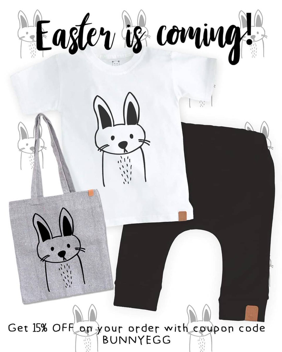 Woodland_Tale's tweet photo. Yay!! Easter is coming! Visit our website https://t.co/qPLuoXzCPs  and get 15% off with no minimum order

#kidsfashion #monochrome #peuterkleding #babykleding #madeinnetherland https://t.co/DQfo0PidVp