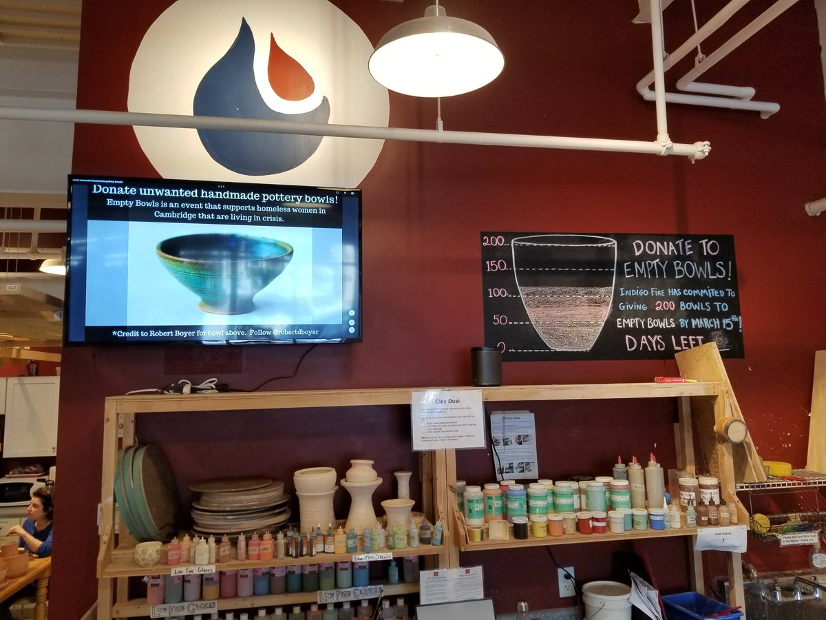 We are 2/3rds our way to 200 donated bowls for Empty Bowls w On the Rise.  Deadline is this Thursday and we need a final push!  Old, unwanted bowls are needed here.  They just have to be handmade pottery.