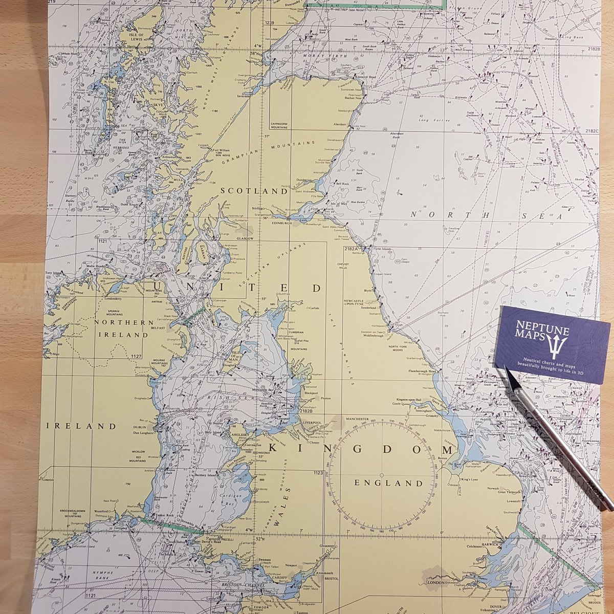 So excited to be working on 3D nautical chart of the British Isles! My home country. :-) #UK #sailing #yacht #nautical #nauticalcharts