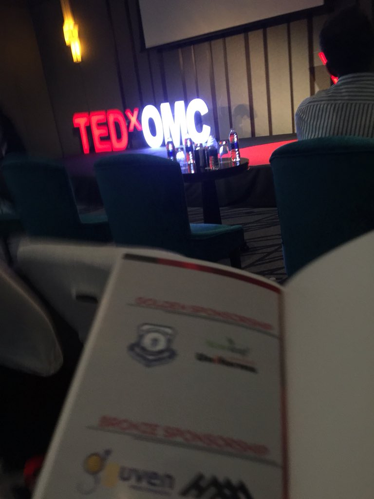 سعدنا ان نكون من ضمن قائمة الداعمين لفعالية 
TEDxOMC🖤❤️
ومشاركة الحدث لهم 
الكثير من التجارب والكثير من الإلهام ✨