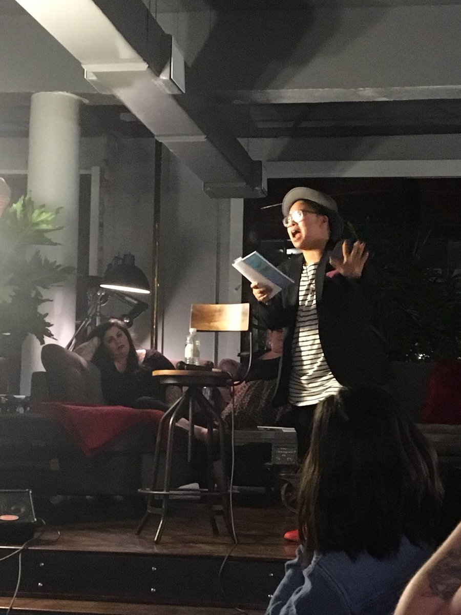 brownroundboi's tweet image. Lastnight: about they #Queer Magic life w/ @LambdaLiterary @CopperCanyonPrs! Thank you for the goodness! 

#awp18 #AWP2018 #spoonie