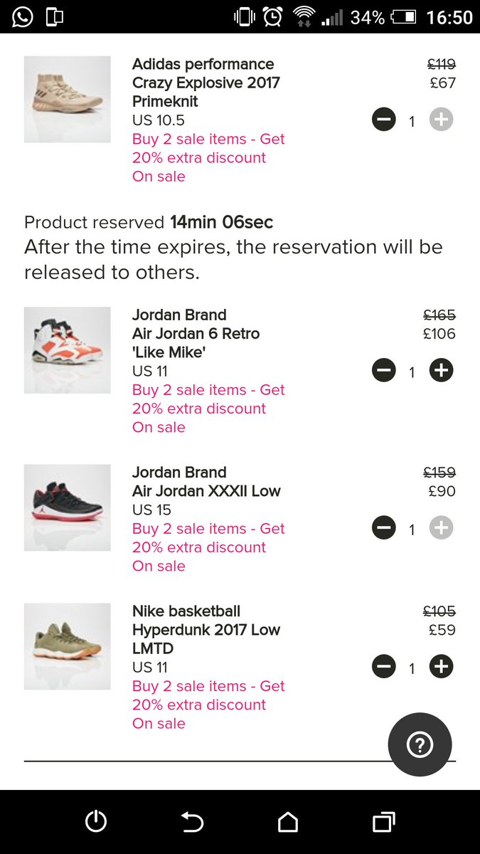 footfire_'s tweet photo. ASSIST - #PG1 from £50, #CrazyExplosive Low from £67, #AJ31 from £90, #Jumpman23 clothing from £18, Hyperdunk Lows from £59 & much more
👇🏾
https://t.co/lHeJACJrVD
👆🏾
When you buy 2 items from the sale section you receive an additional 20% off. Discount applied at checkout https://t.co/qYDj1p3KdR