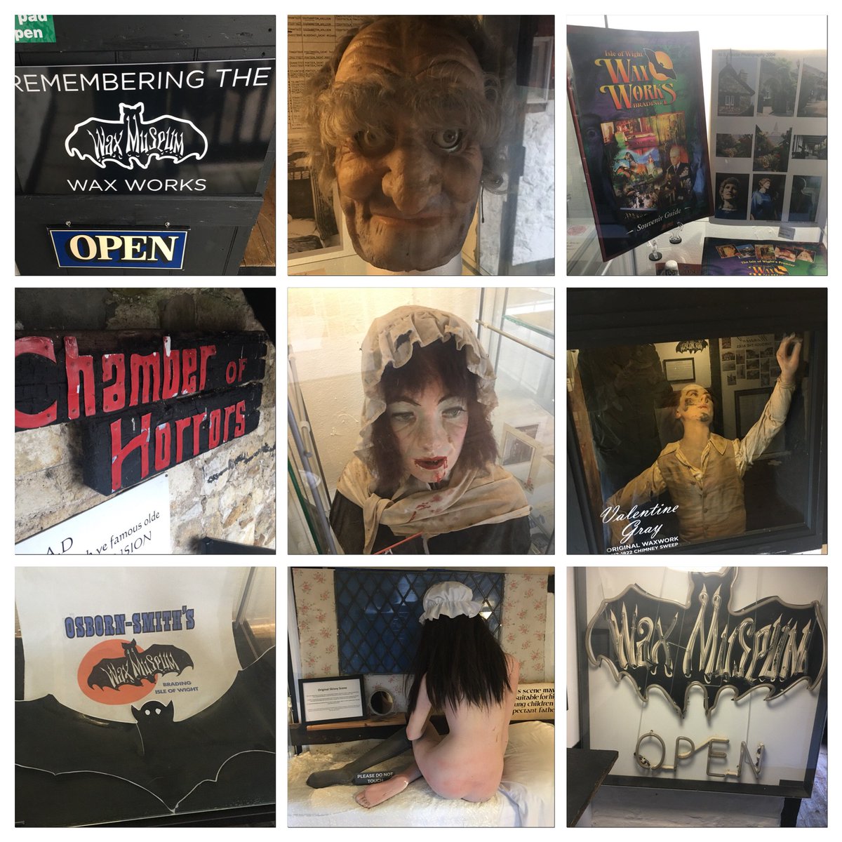 Bill626's tweet photo. Went to the @VisitIOW pop up exhibit about the history of the #Brading Waxworks  @RectoryMansion worth a look if have memories of the much missed museum https://t.co/ZFo7tcCvpS