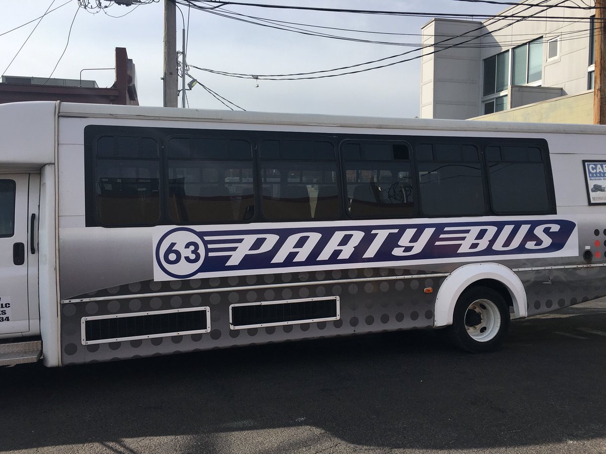 TheEighteen63's tweet photo. Rides start at 11! @63_partybus https://t.co/D6VWtbjJuu