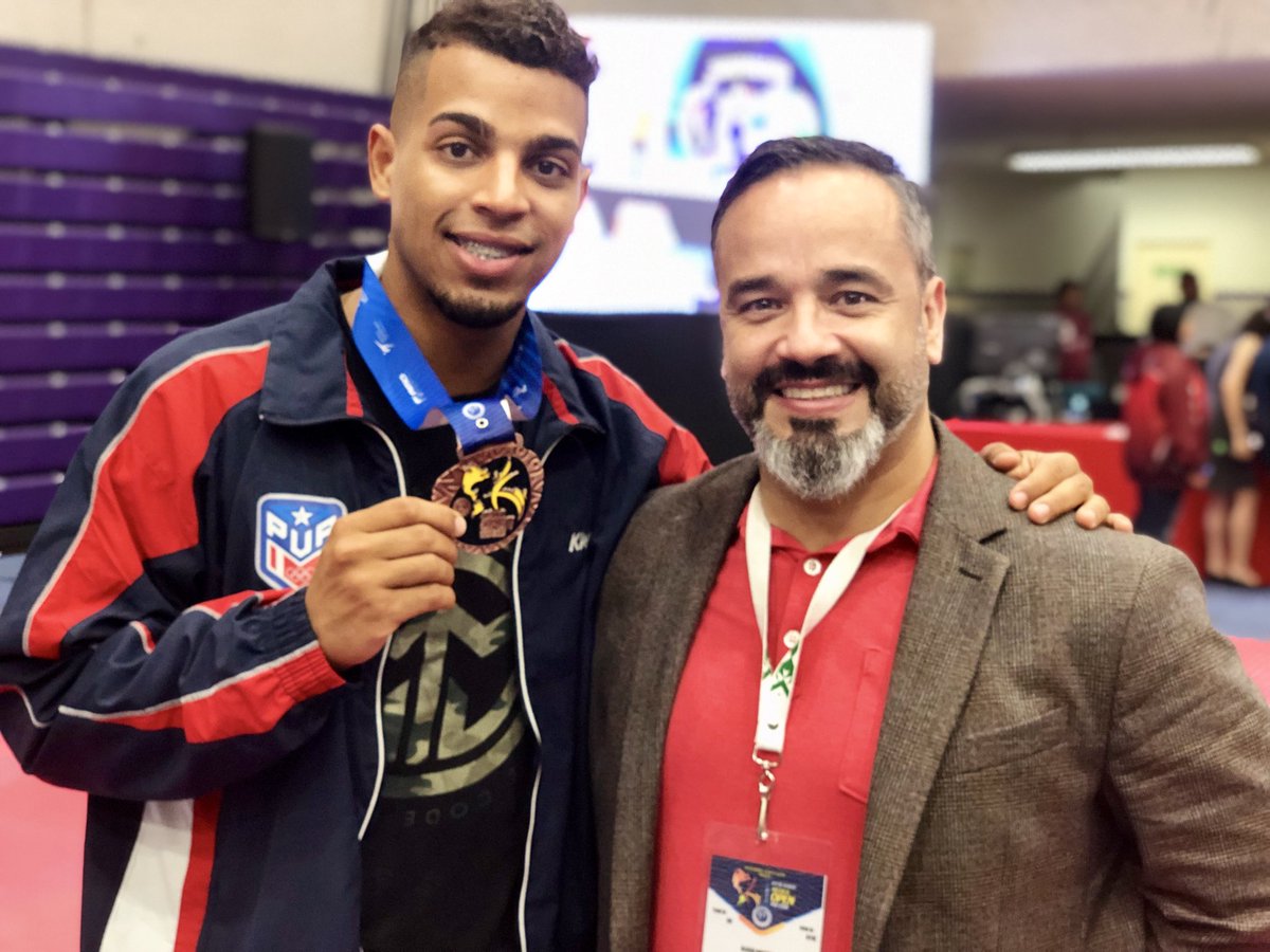 elvisbarbosa66's tweet photo. My FridayβπΎ
BRONZE in MΓXICO Open 2018π₯
After 4 fights and rank #2.ππ―
Lost in semifinals in the last seconds 13-11.
Next time ππ₯π
Gracias a todos los que siempre me apoyan. #Taekwondo #goals18_20 #MexicoOpen18 #firstcompetitionoftheyear #BAQ18ππ #EquipoPurπ΅π· https://t.co/E9OPGvhxA6