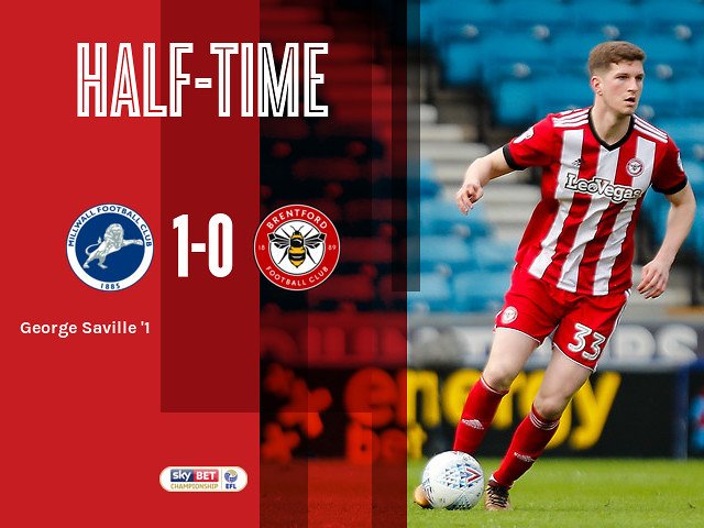 BrentfordFC's tweet photo. Bees trail at the interval; Yoann Barbet having a goal ruled out for Dean Smith’s side
#MFCBEES https://t.co/yEznNJ1ocS