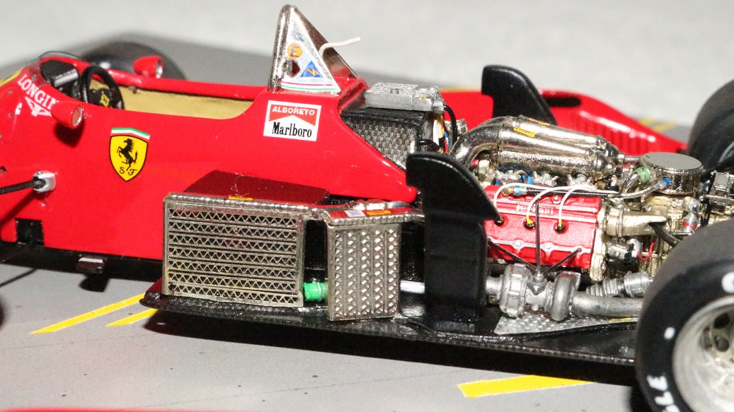 Bosica Ferrari 156/85 ItalyGP No.27 Michele Alboreto 希少で非常に