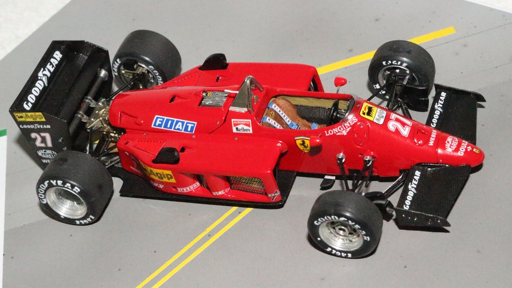Bosica Ferrari 156/85 ItalyGP No.27 Michele Alboreto 希少で非常に