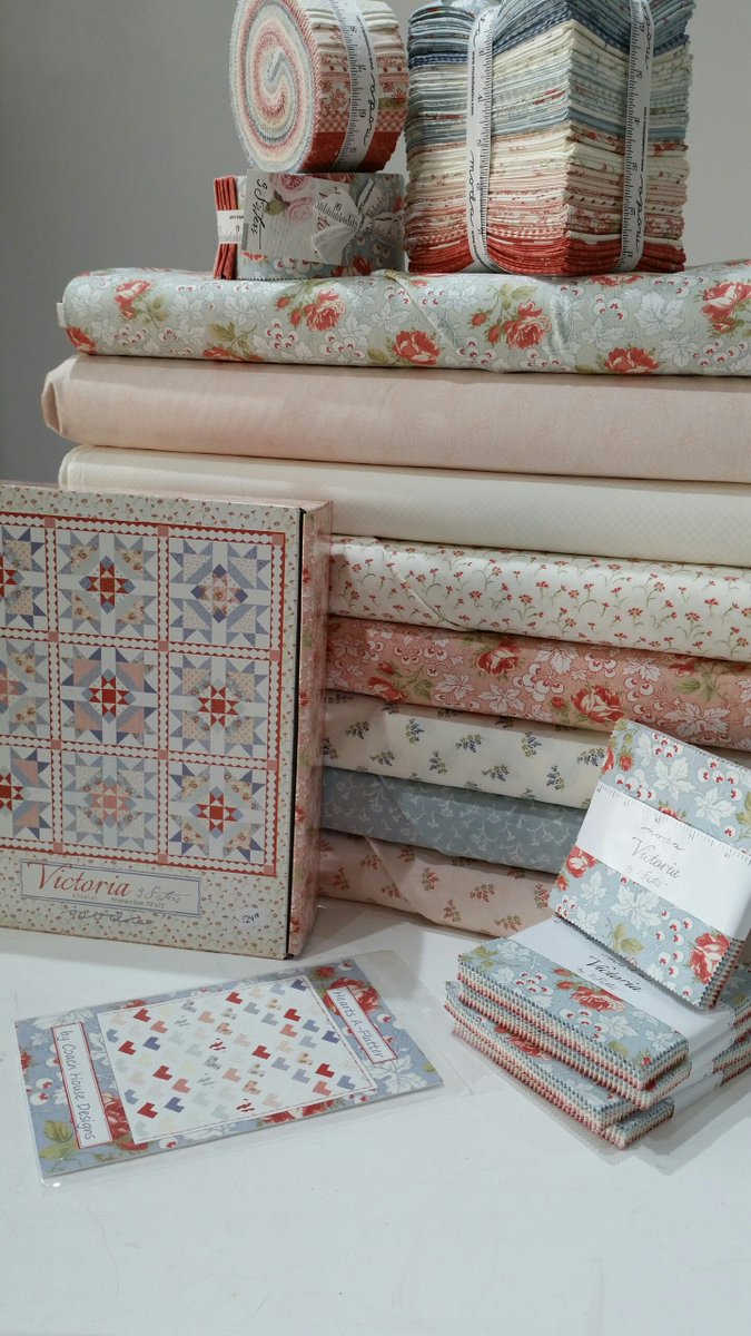Mytimelessday1's tweet photo. Victoria by 3 Sisters for Moda. Soft, sweet and lovely. Yardage, precuts, patterns and the Victoria Quilt Kit available at My Timeless Day Quilting &amp; Sewing 💞 #mytimelessday #modafabric #3sistersfabric 
https://t.co/Mfu4WCZTGH https://t.co/9a3ZlemBFc