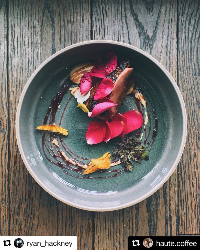 Thanks 🙏 <a href="/Ryan_Hackney/">Chef Ryan Hackney</a> for sharing this beautiful picture. If you like nice plates I’m the one to call . Beautiful plates for everyone!