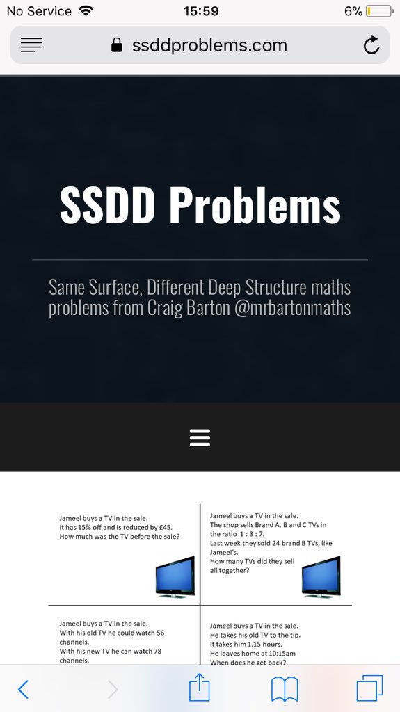 #mathsconf14 <a href="/mrbartonmaths/">Craig Barton</a> asks for help to build his new website ssddproblems.com